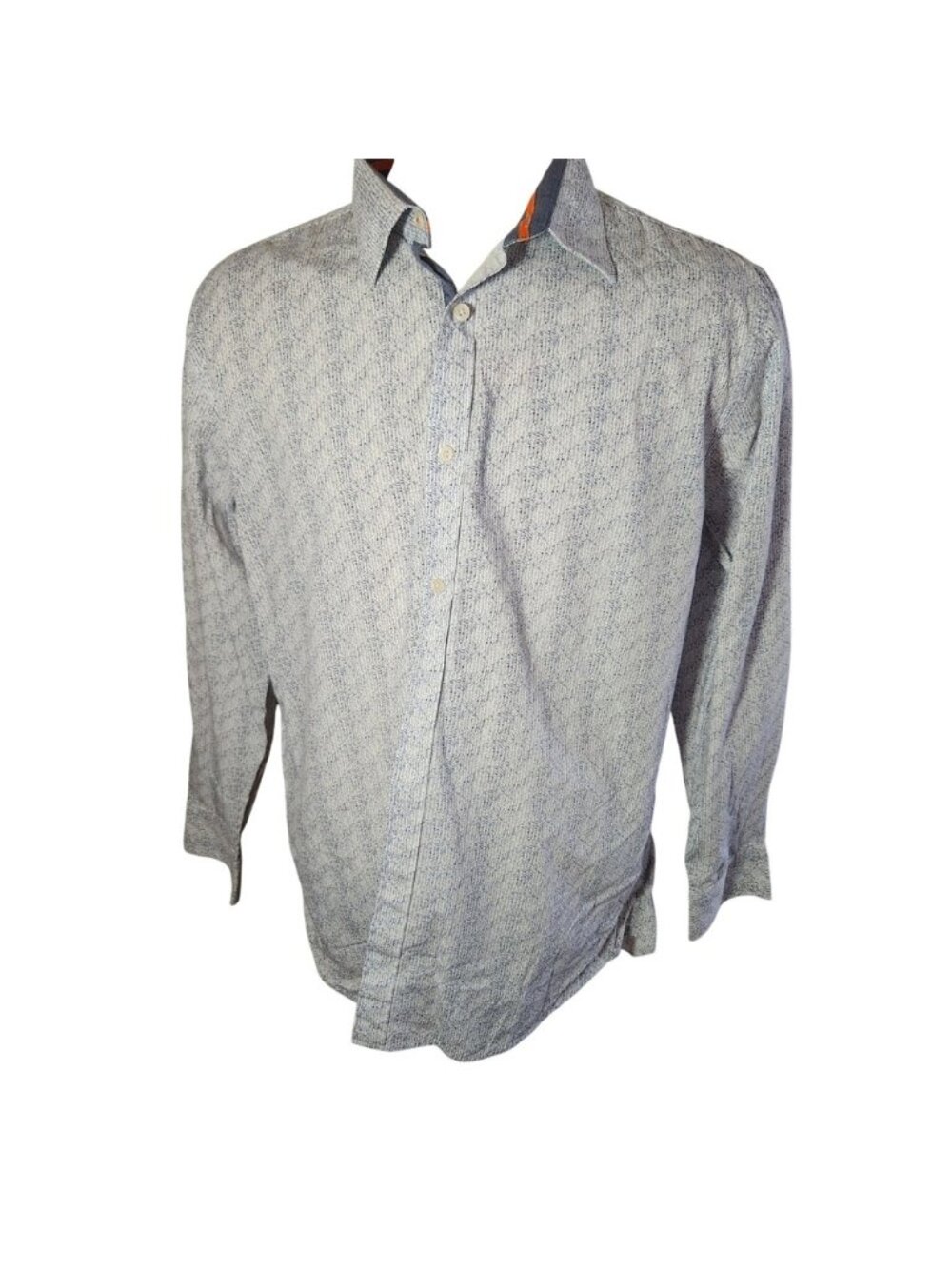 House of Cavani Premium Mens‎ Geometric Print Button Down Shirt Tailored Fit